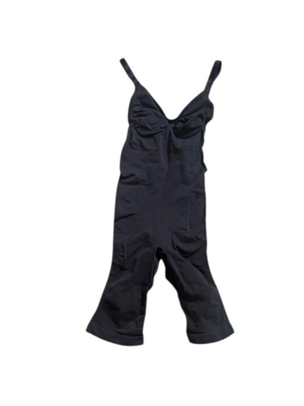 NWOT Skims Mid Thigh Bodysuit L/XL Seamless Sculpt Onyx Black msrp $74